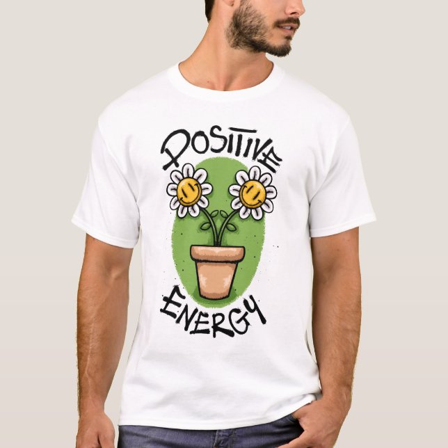 Camiseta Smiling Sunflower Streetwear (Frente)