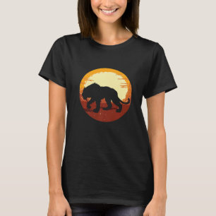 Camiseta Smilodon Pré-Histórico Saber Tiger Montanha Ca