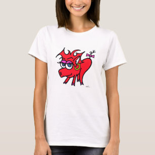 Camiseta smirk - cor