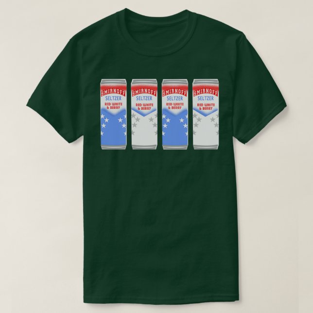 Camiseta Smirnoff Seltzer Red White Berry (Frente do Design)