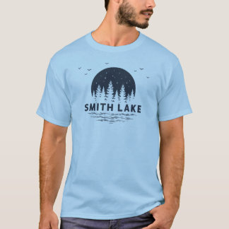 Camiseta Smith Lake Treeline Marinho Tee