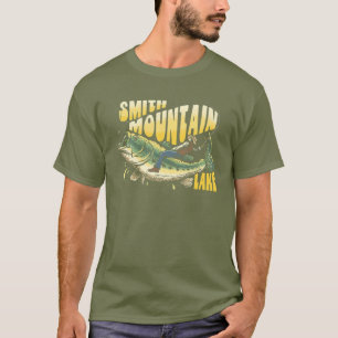 Camiseta Smith Mountain Lake Virginia pesca com sopro