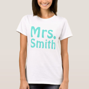 Camiseta Smith Turquoise Bolinhas