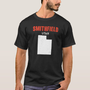 Camiseta Smithfield Utah Estado América Viagem Utahan