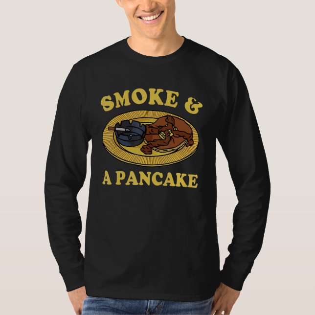 Camiseta Smoke & A Pancake (Frente)