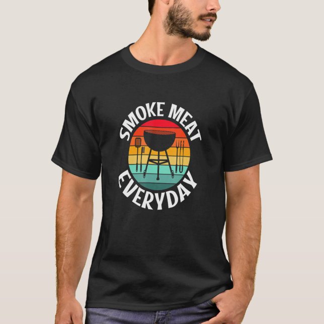 Camiseta Smoke Meat Everyday (Frente)