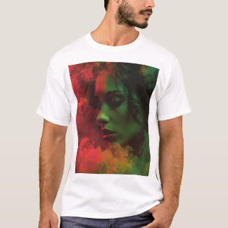 Camiseta Smoke Signal – Dreamlight Profile in Red and Green