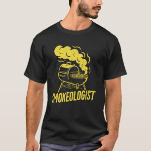 Camiseta Smokeologist Defumador Churrasco Fosso Grelha Pai 