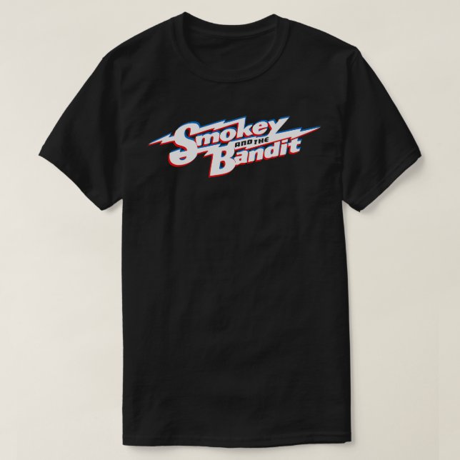 Camiseta Smokey E Bandit Glitch Design (Frente do Design)