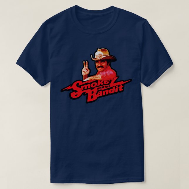 Camiseta Smokey e o Burt Reynolds Fan Art (Frente do Design)