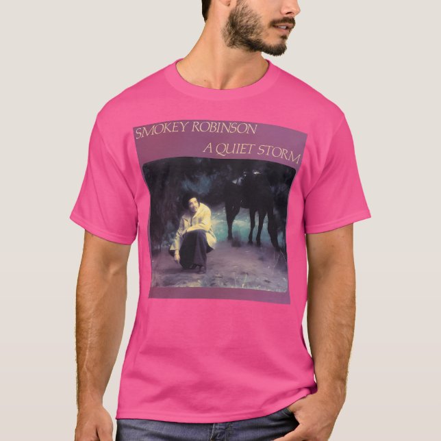 Camiseta Smokey Music Robinson Uma Tempestade Silenciosa. (Frente)