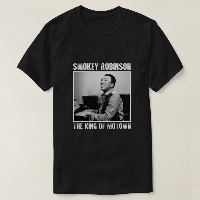 Camiseta Smokey Robinson The King Of Motown (Frente do Design)