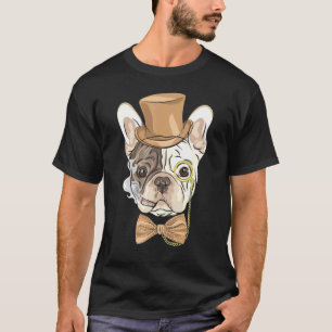 Camiseta Smoking Dog French Bulldog Dog