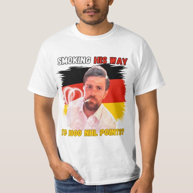 Camiseta SMOKING His way to NHL 1000 point (Frente)