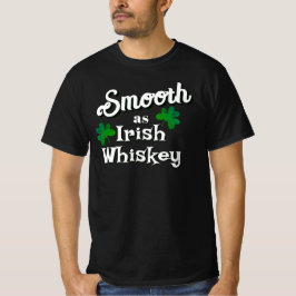 Camiseta Smooth as Irish Whiskey Saint Patrick's Day Outfit