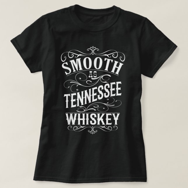 Camiseta Smooth As Tennessee Whiskey (Frente do Design)