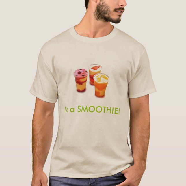 Camiseta smoothiespicbig2, eu sou um SMOOTHIE! (Frente)