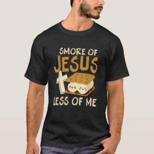 Camiseta Smore de Jesus Menos de Mim Santa Cruz Cam Religio