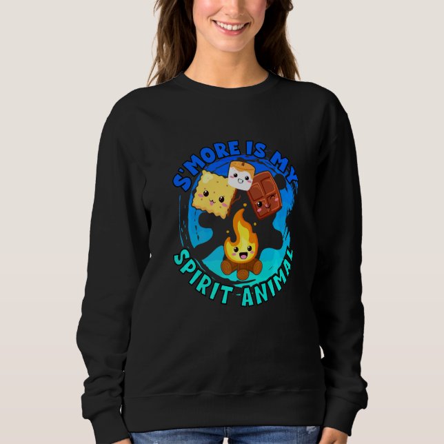 Camiseta "S'more Is My Spirit Animal Weekend Clamping Kids" (Frente)