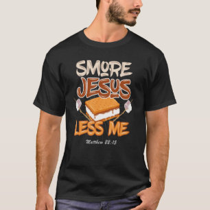 Camiseta Smore Jesus Menos Eu Acampando