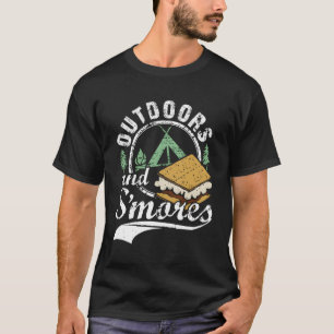 Camiseta Smore Outdoor S'Mores Camg Campfire