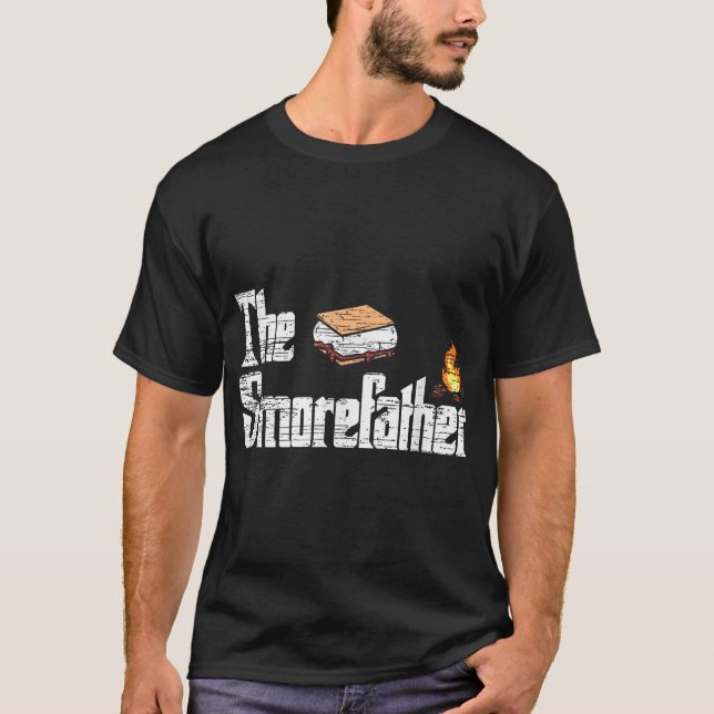 Camiseta Smorefather Smore Campfire (Frente)