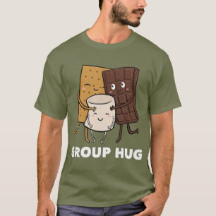 Camiseta Smores Group Hug Marshmallow Chocolate