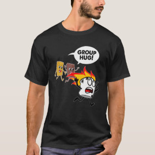 Camiseta Smores S'mores Marshmallow Camping Roasting Bonfir