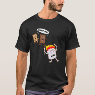 Camiseta Smores S'mores Marshmallow Camping Roasting Bonfir