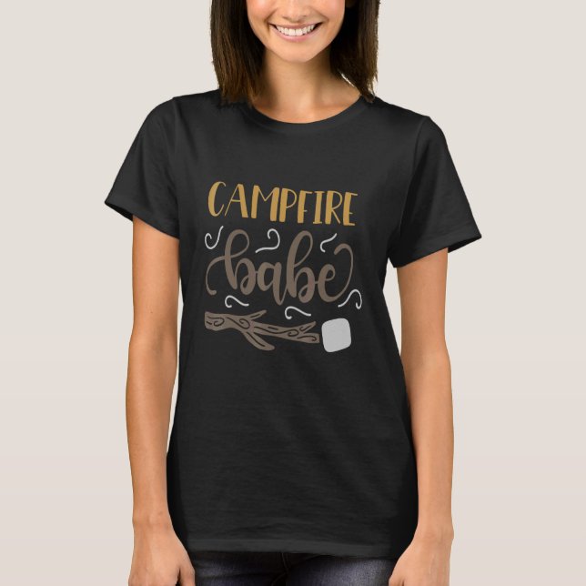 Camiseta Smores S'mores Marshmallow Camping Roasting Campfi (Frente)