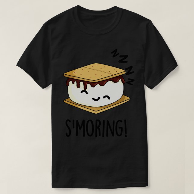 Camiseta Smorny Smore Puns 1 (Frente do Design)