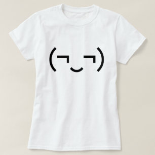 Camiseta Smug Emoticon (‿)