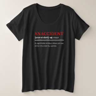 Camiseta Snaccident - Definição de Dicionário Personalizáve