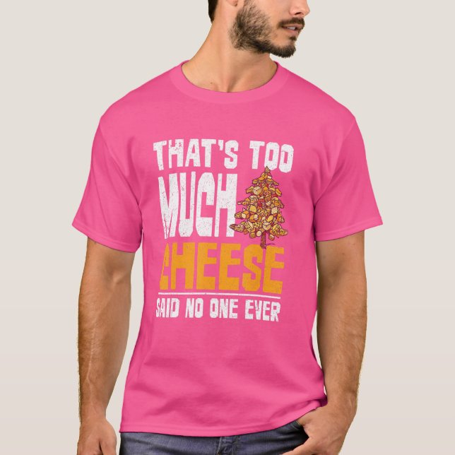 Camiseta Snack Cheddar Queijo Queijo Queijo (Frente)