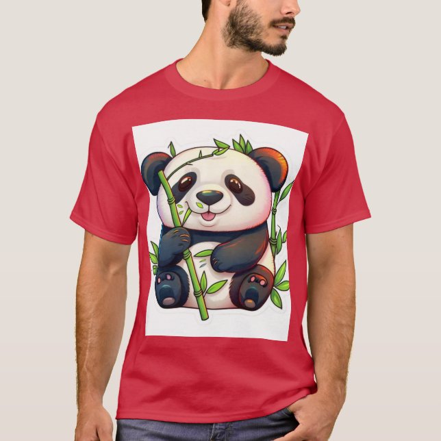 Camiseta Snack favorito de Panda (Frente)