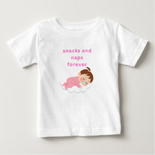 Camiseta snacks e soneca