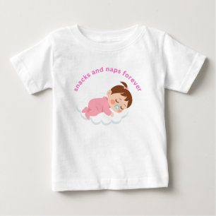 Camiseta snacks e soneca