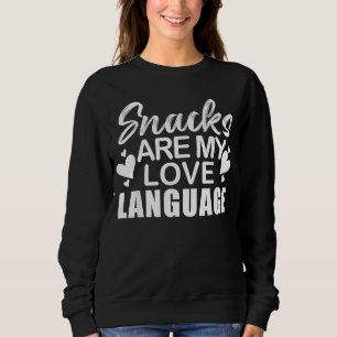 Camiseta Snacks São Minha Língua De Amor 1