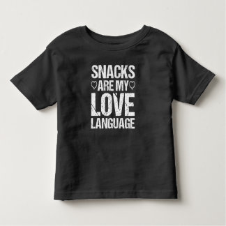 Camiseta Snacks São Minha Língua De Amor, Lanches