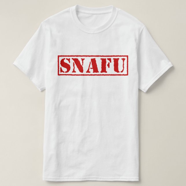CAMISETA SNAFU (Frente do Design)