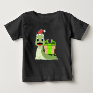 Camiseta Snail Christmas Santa hat