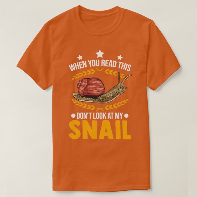 Camiseta Snail Gift Edible (Frente do Design)