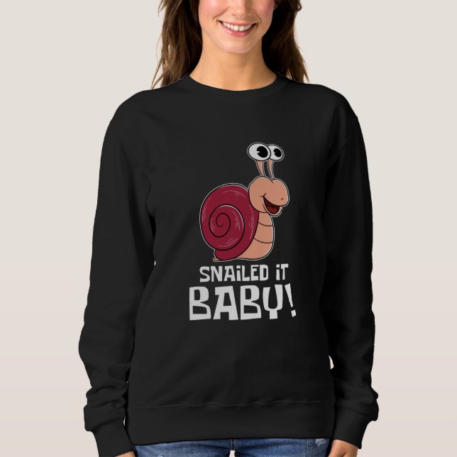 Camiseta Snail It Baby - Engraçado (Frente)