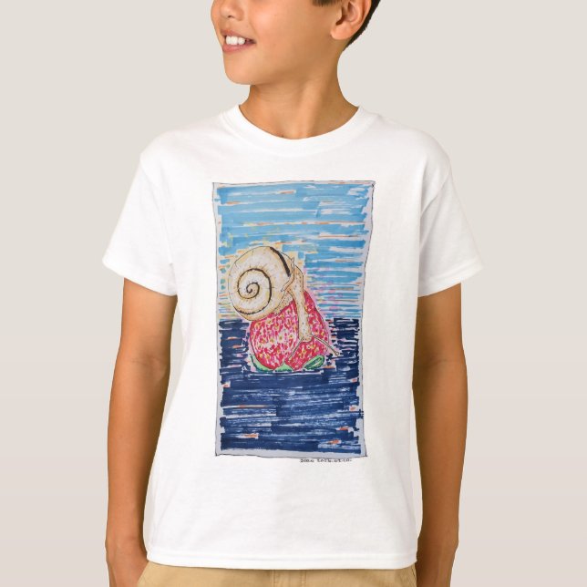 Camiseta Snail on the Strawberry (Frente)