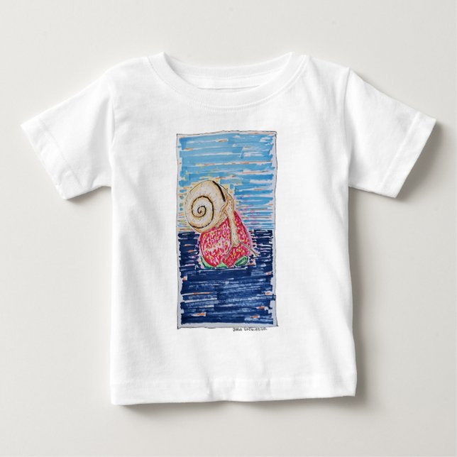Camiseta Snail on the Strawberry (Frente)