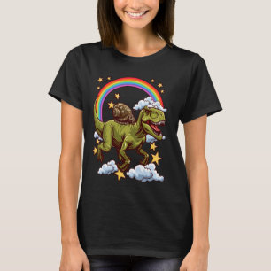 Camiseta Snail Rides a Dinossaur Dino