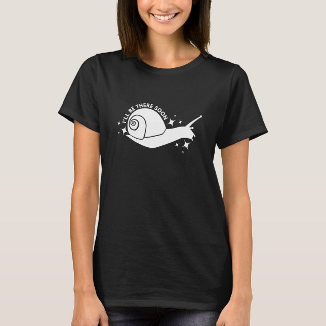 Camiseta snail saying jogging running delay delay (Frente)