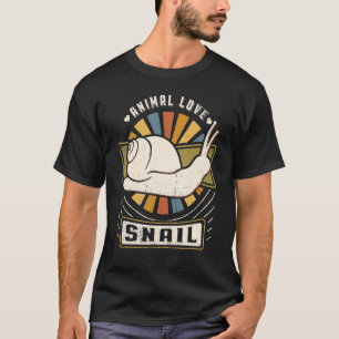 Camiseta Snail Vintage Classic Retro Animal