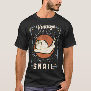Camiseta Snail Vintage Retro Classic Animal Love 1