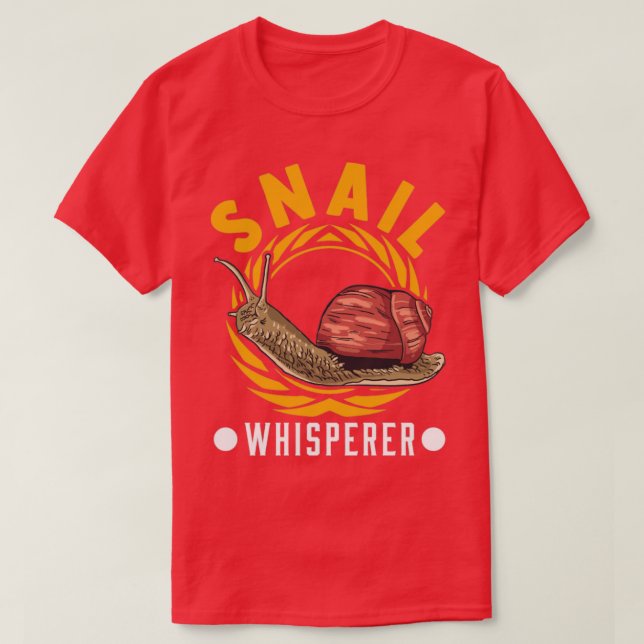 Camiseta Snail Whisperer (Frente do Design)